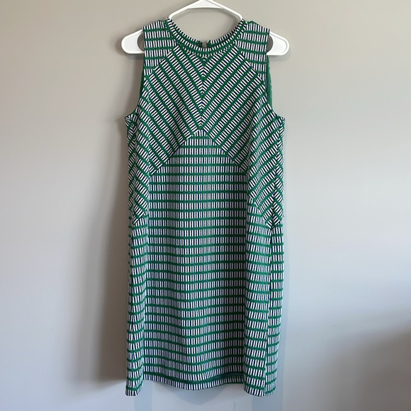 Anthropologie Maeve Seamed Jacquard Mini Dress - Picture 6 of 13